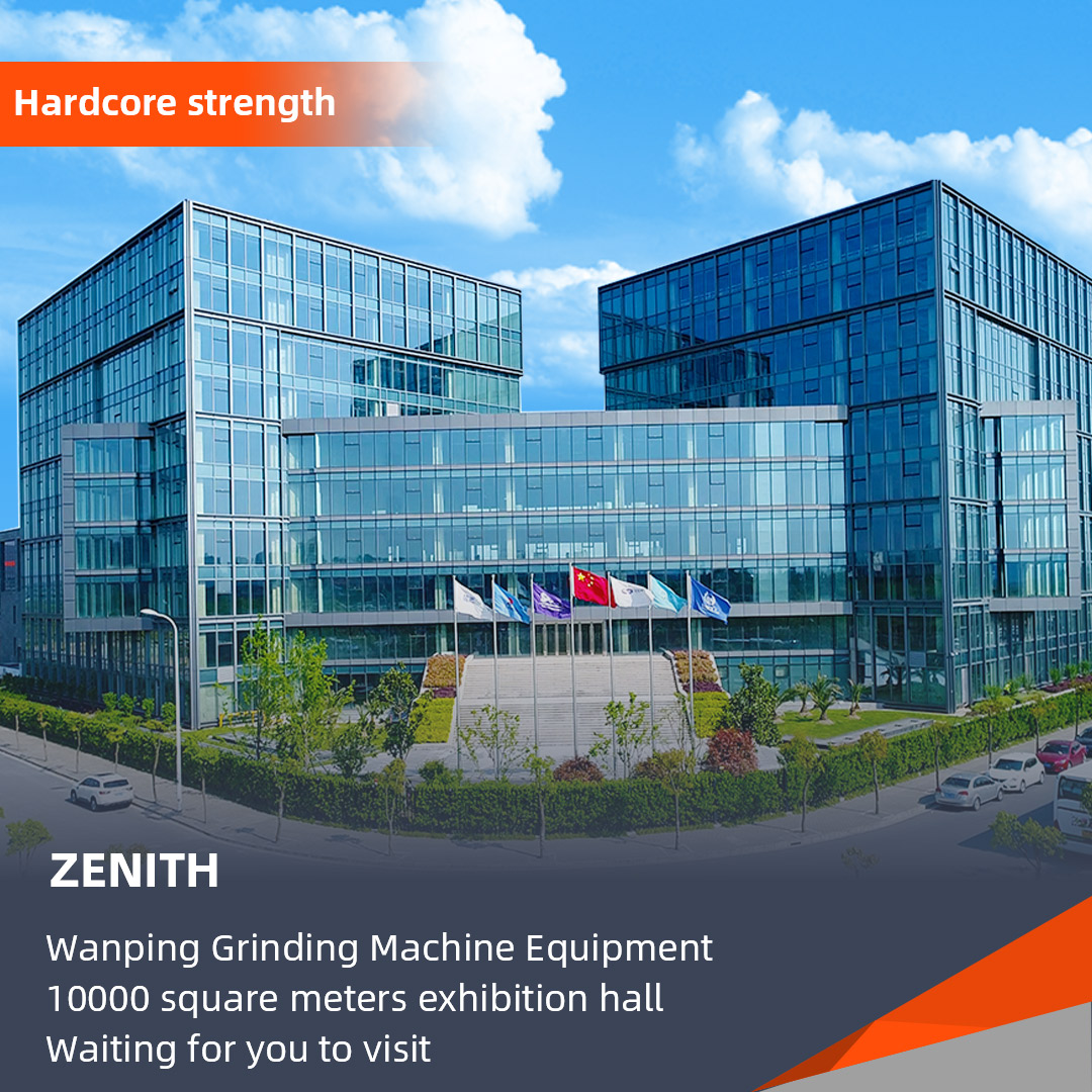 Modern touchscreen control panel for monitoring and operating Zenith grinding equipment